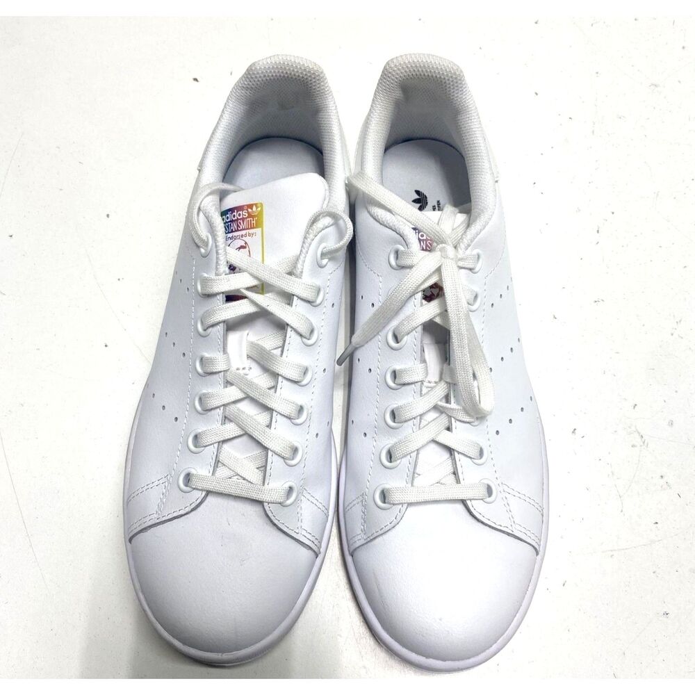 Adidas Stan Smith J White Casual Sneakers US Women's 6 EH0739
